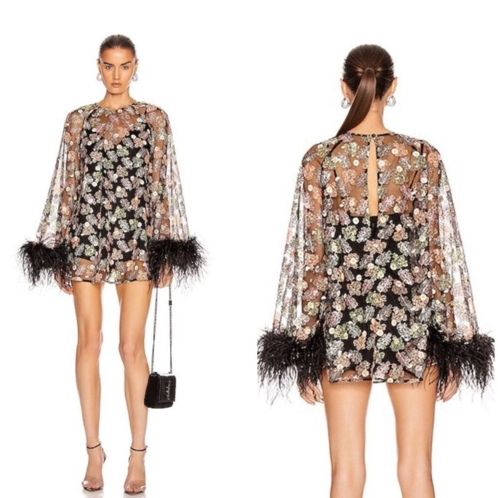 Alice MCCALL Creature Feather Swing Dress/Romper